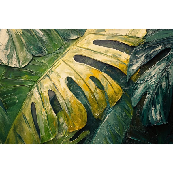 Peinture de Feuillage Tropical