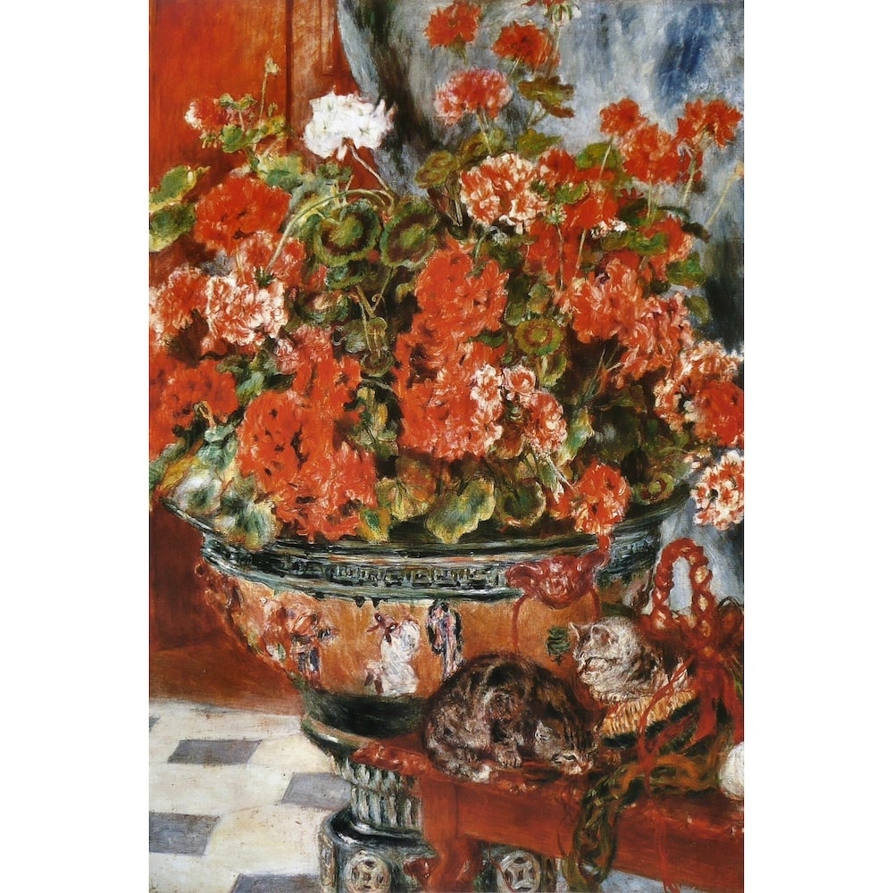 Peinture Fleur Célèbre, art mural décoration nature