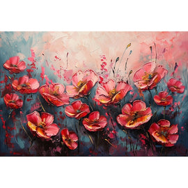 Peinture Fleur Nature, art mural décoration nature