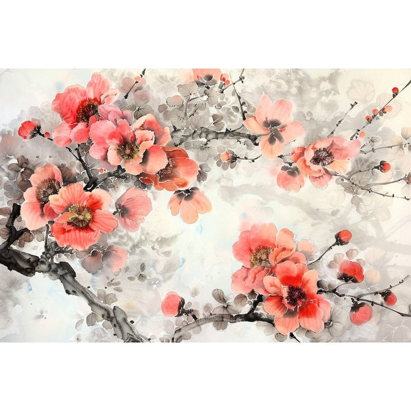 Peinture de Fleurs Chinoises