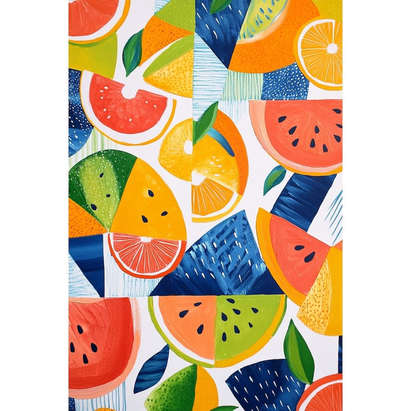 Peinture Fruits Contemporain, art mural décoration nature