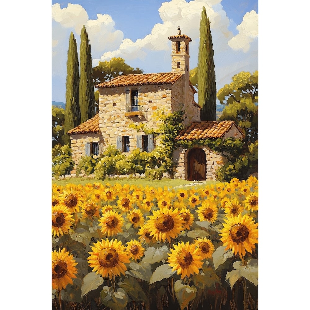 Peinture de Mas Provençal