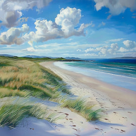 Peinture Mer Plage, art mural décoration nature
