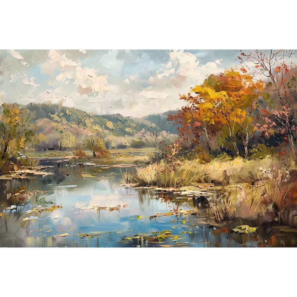 Peinture Paysage Artistique, art mural décoration nature