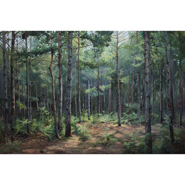 Peinture Paysage Landais, art mural décoration nature