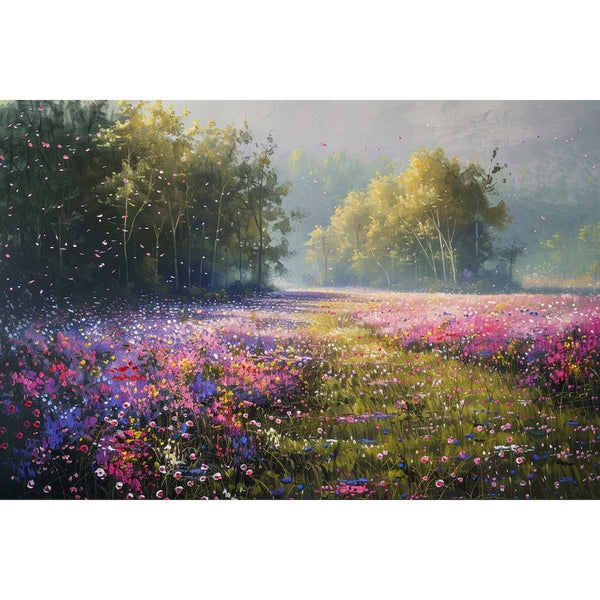 Peinture de Prairies Fleuries