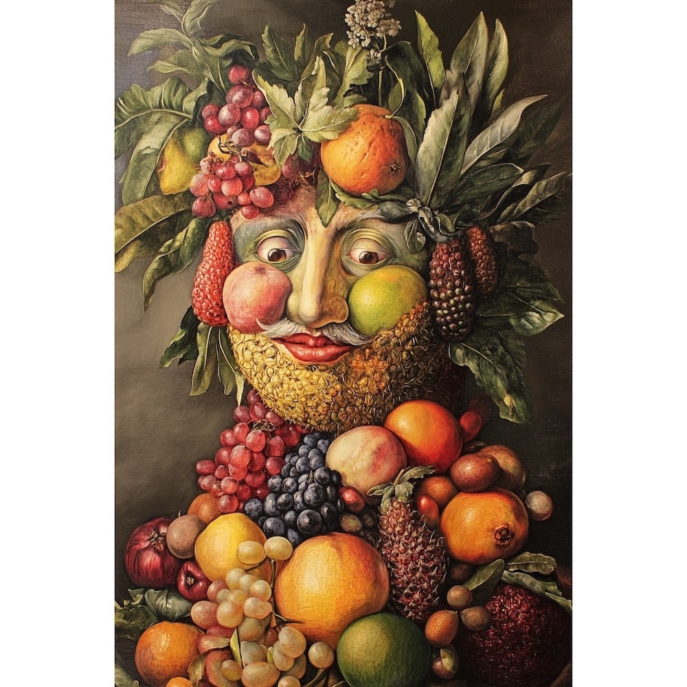 Peinture de Visage en Fruits et Légumes