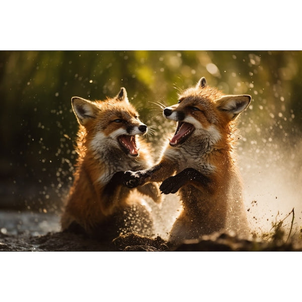 Tableau Photo Renard, art mural décoration nature