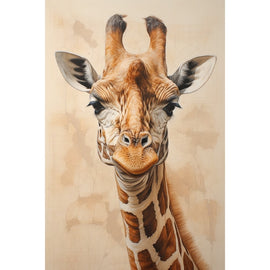 Tableau Poster Girafe, art mural décoration nature