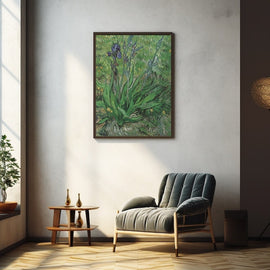 Tableau L'Iris Solitaire de Van Gogh, art mural décoration nature