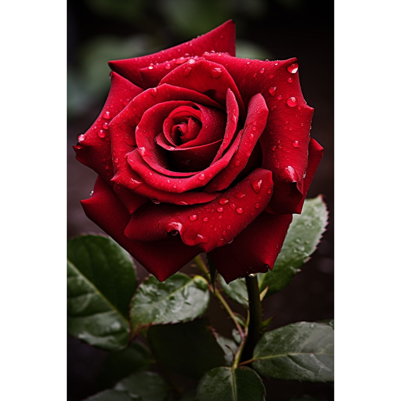Rose Fleur Tableau