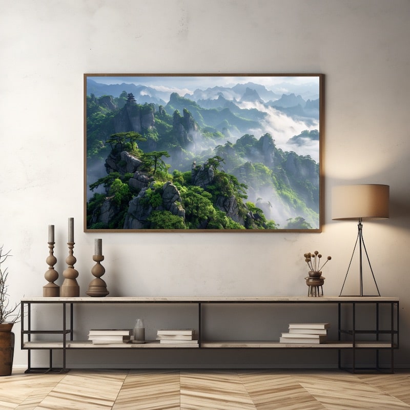 Tableau 3D Paysage