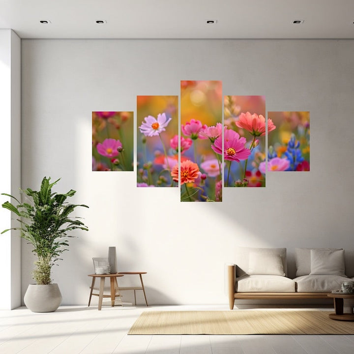 Tableau 5 Parties Fleurs