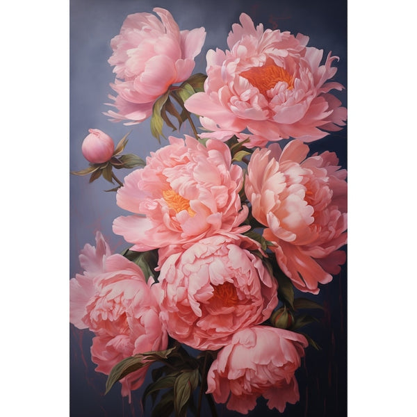 Tableau À Huile Pivoine