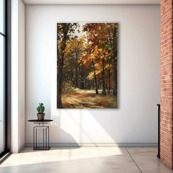 Tableau Acrylique Arbres, art mural décoration nature