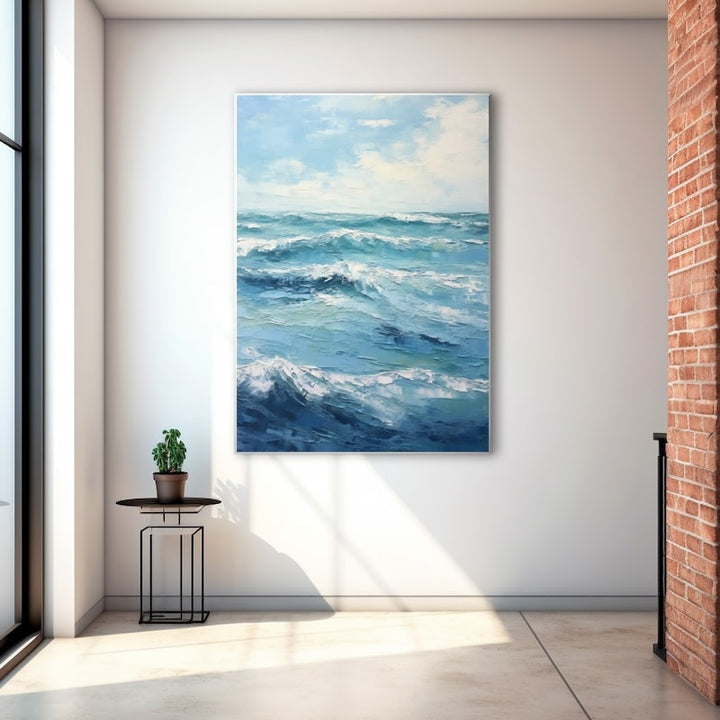 Tableau Acrylique Mer, art mural décoration nature