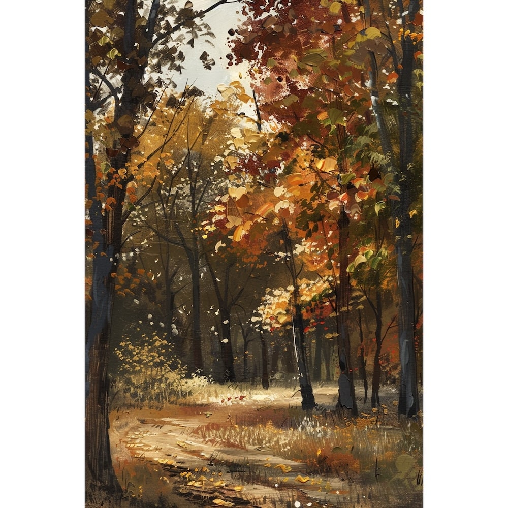 Tableau Acrylique Arbres, art mural décoration nature