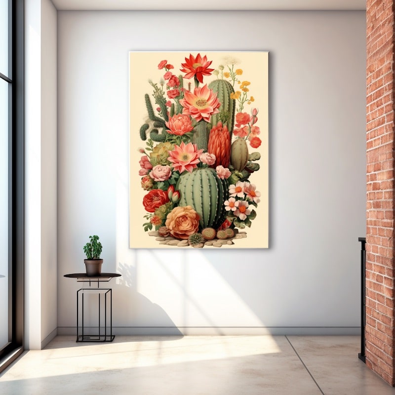 Tableau Affiche Cactus