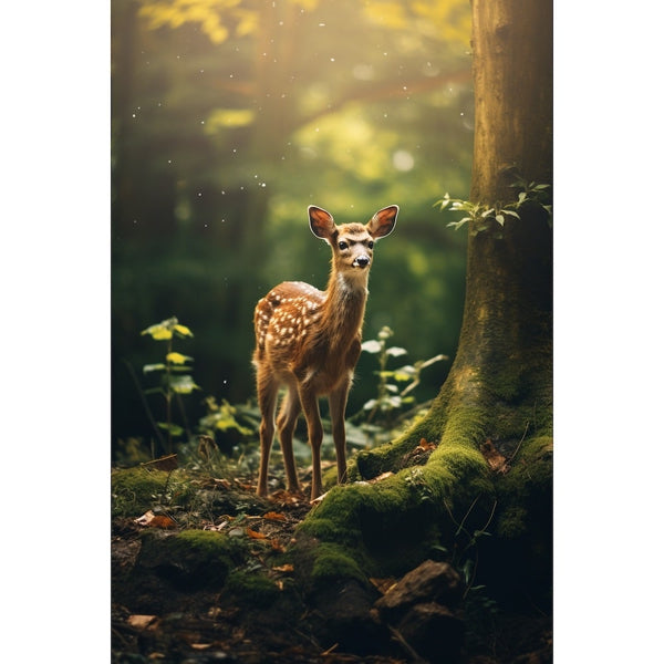 Tableau Animaux de la Forêt, art mural décoration nature