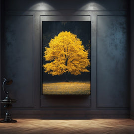 Tableau Arbre Automne, art mural décoration nature