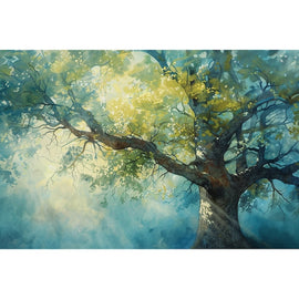 Tableau Contemporain Arbre, art mural décoration nature