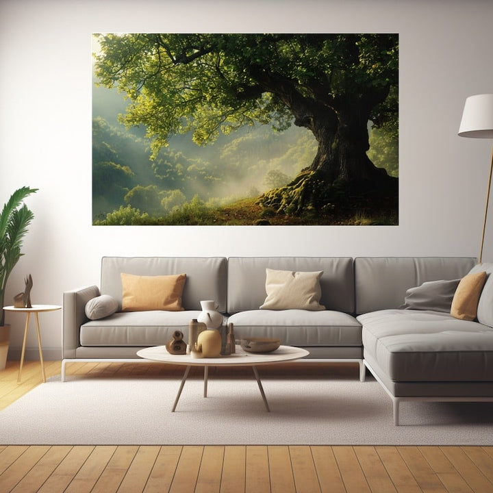 Tableau Arbre en Relief, art mural décoration nature