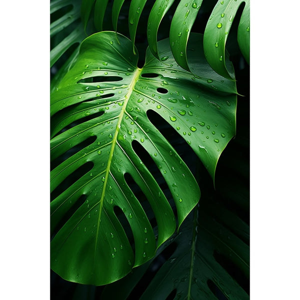 Tableau Feuille Arbre Tropical, art mural décoration nature