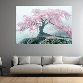 Tableau Arbre Japonais, art mural décoration nature
