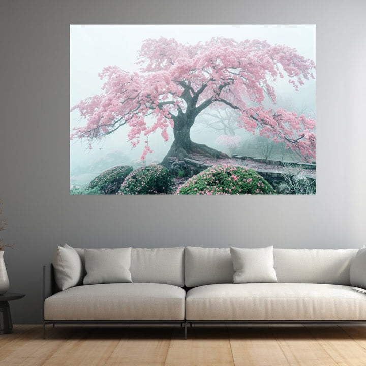 Tableau Arbre Japonais, art mural décoration nature