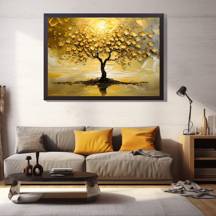 Tableau Arbre Moderne, art mural décoration nature