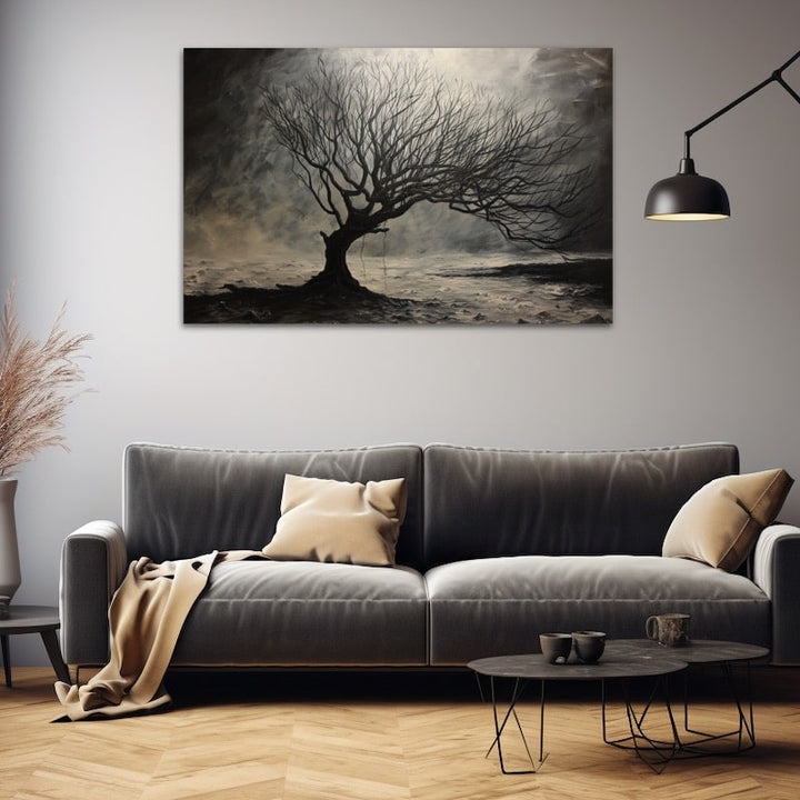 Tableau Arbre Mort, art mural décoration nature