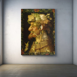 Tableau Arcimboldo Automne, art mural décoration nature