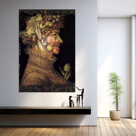 Tableau Arcimboldo Été, art mural décoration nature