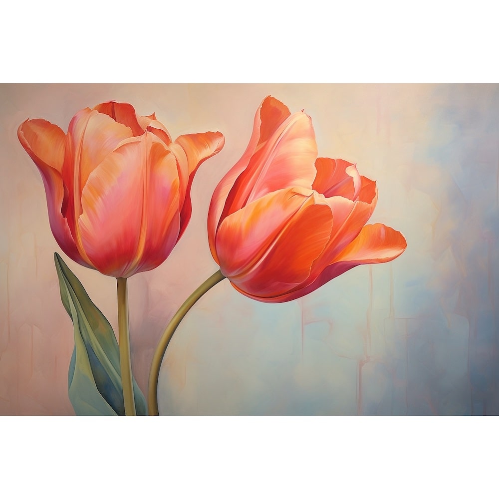 Tableau Art Moderne Tulipe