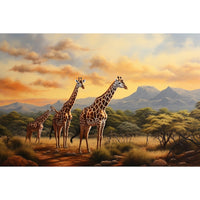Thumbnail for Tableau Artistique De Girafe