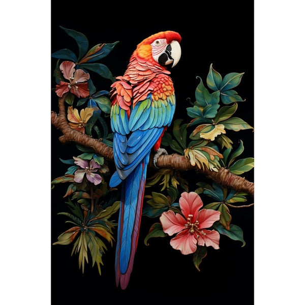 Tableau Assorti Perroquets