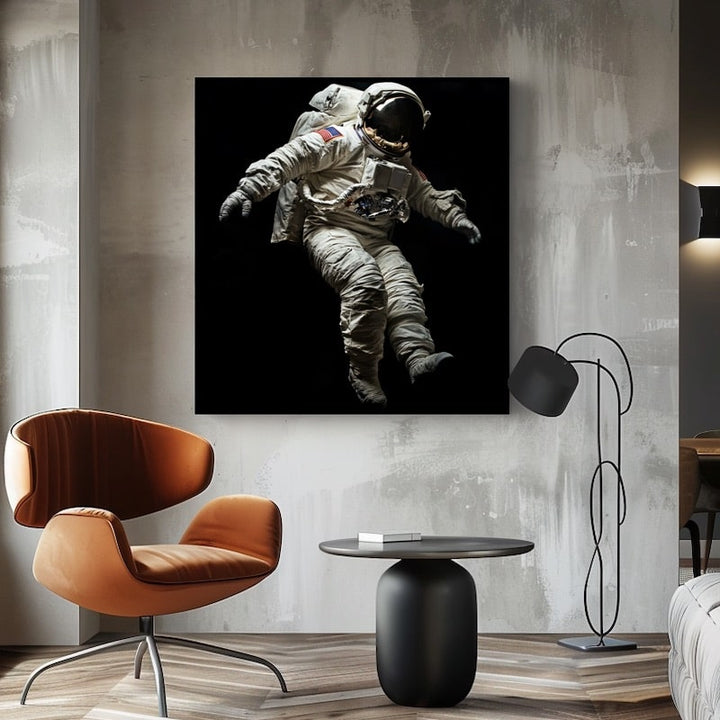 Tableau Astronaute, art mural décoration nature