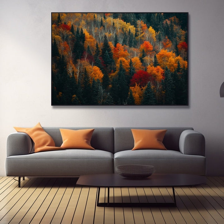 Tableau Automnal, art mural décoration nature