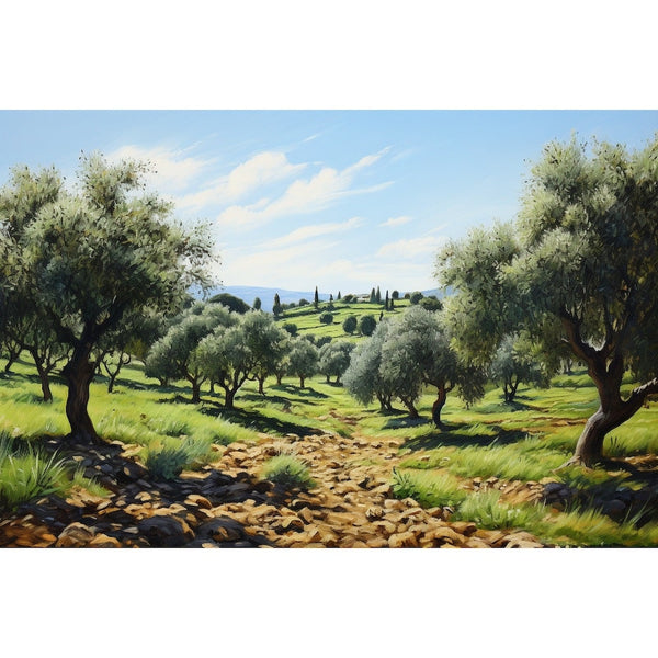 Tableau Avec Des Arbres Oliviers