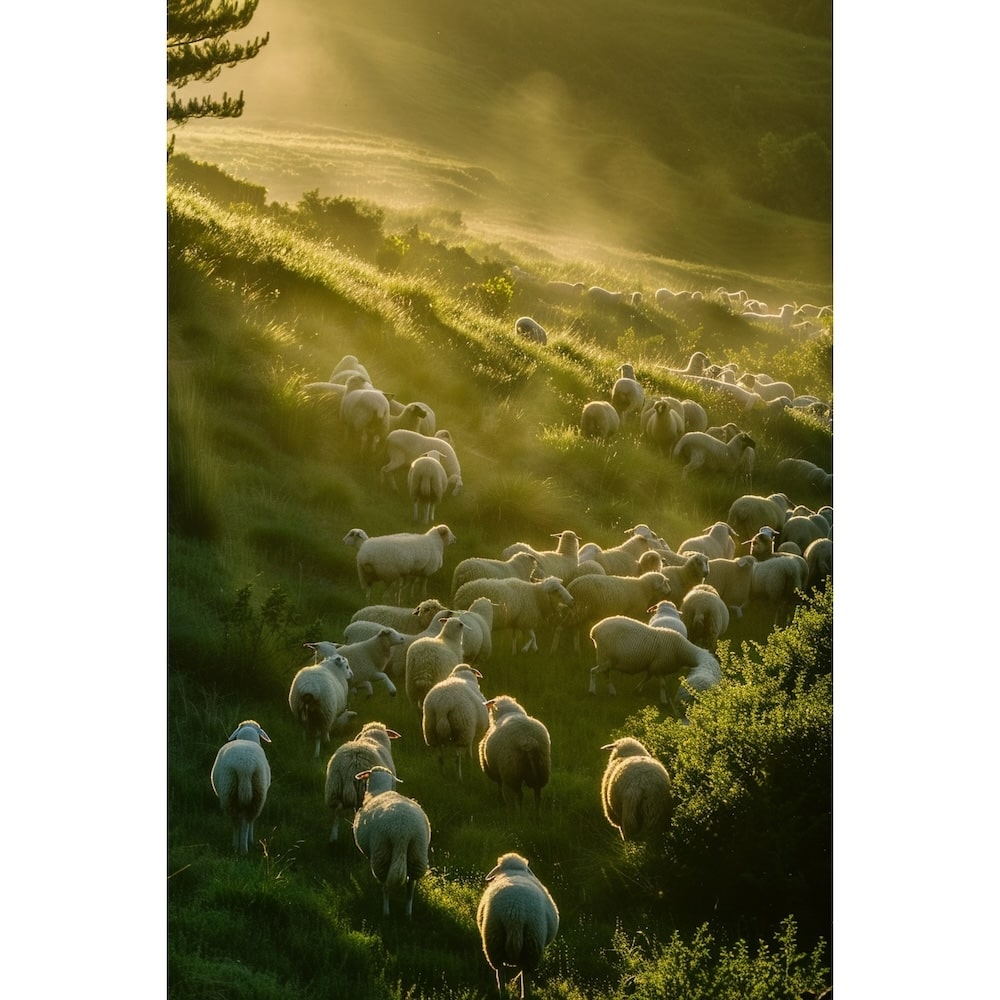 Tableau Avec Des Moutons