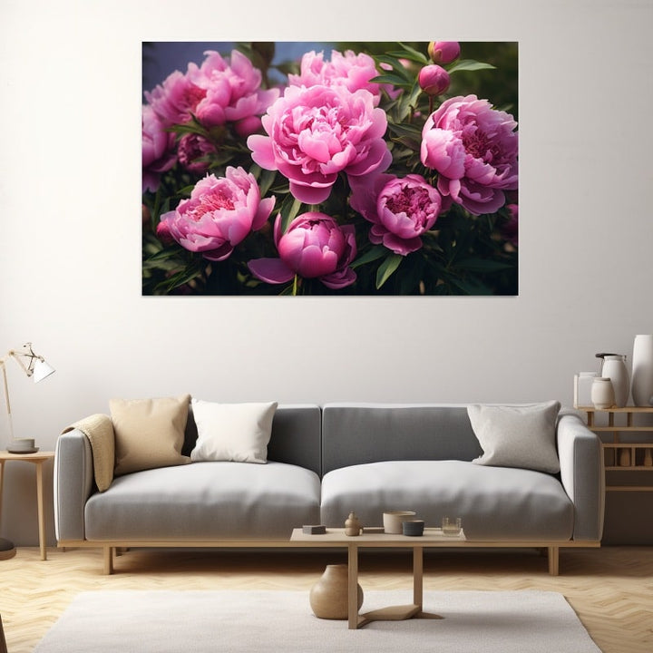 Tableau Avec Des Pivoines