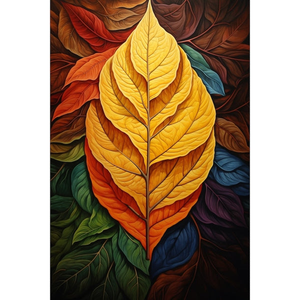 Tableau à Feuilles, art mural décoration nature