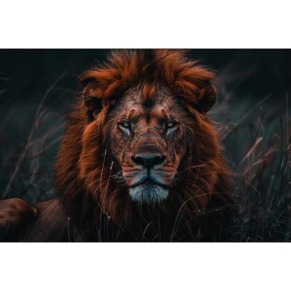 Tableau Portrait de Lion, art mural décoration nature