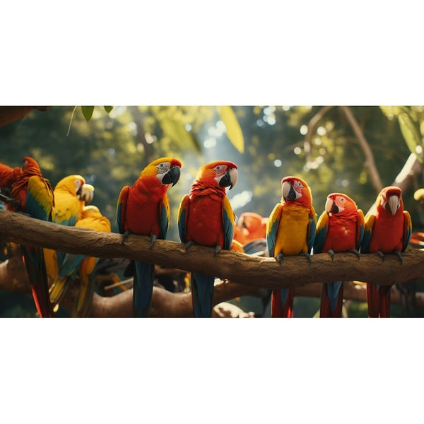Tableau Avec Perroquets
