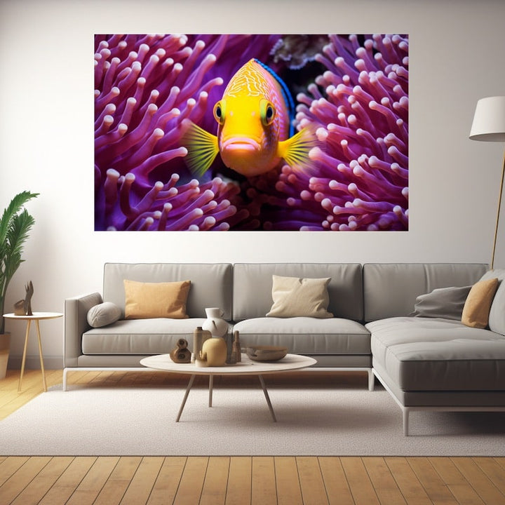 Tableau avec Poisson, art mural décoration nature