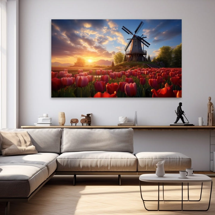 Tableau Avec Tulipes