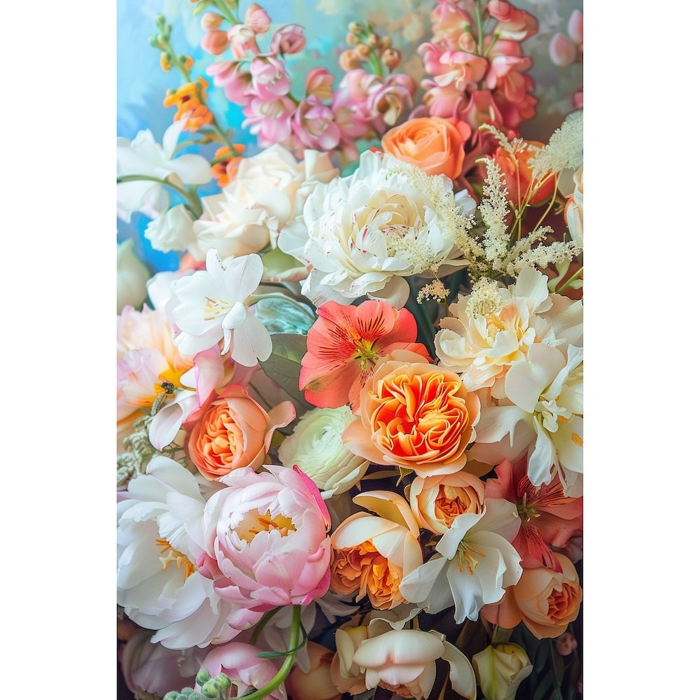 Tableau Avec Un Bouquet De Fleurs