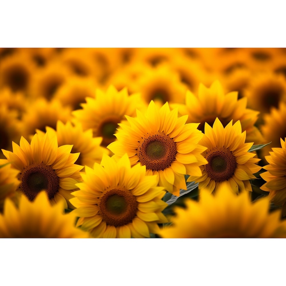 Tableau avec Tournesol, art mural décoration nature