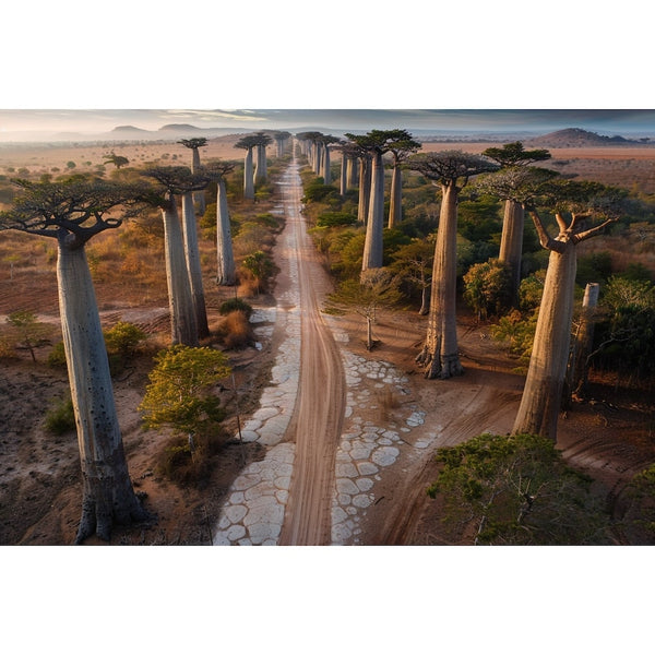 Tableau Baobab Madagascar, art mural décoration nature