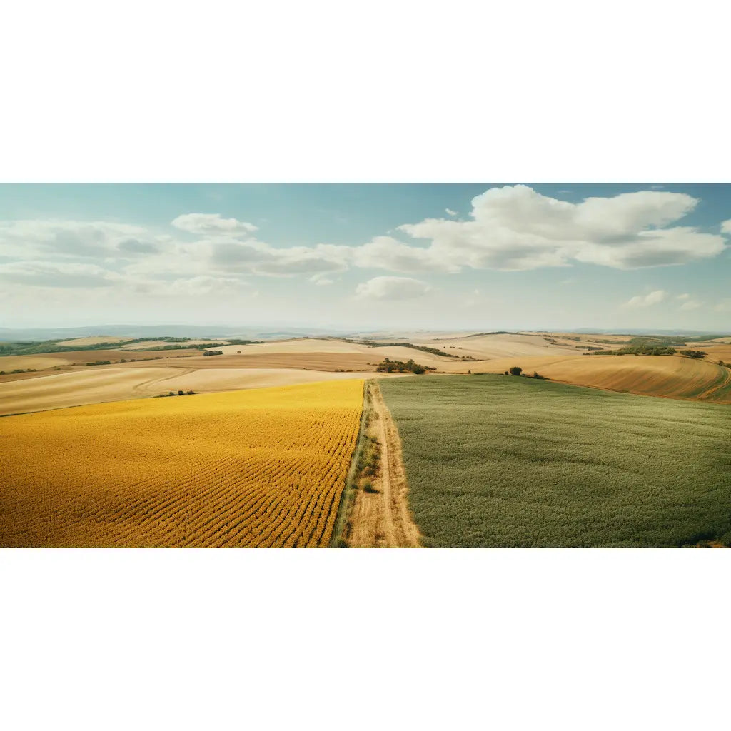 Tableau Blé et Tournesols